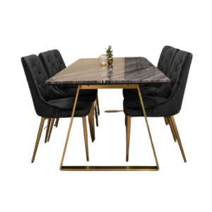 Flare Dining + 6 Chairs